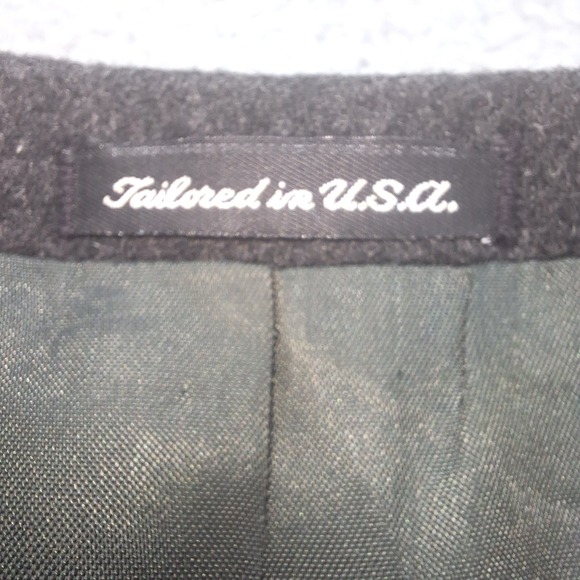 Vintage Macy's Club Room Blazer Mens 46L Gray 100% Camel Hair Blazer - Picture 10 of 10